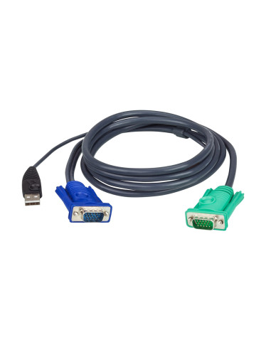 Kabel Aten 2L-5205U (5M  D-Sub (Vga) M - D-Sub (Vga) M  Kolor Czarny)