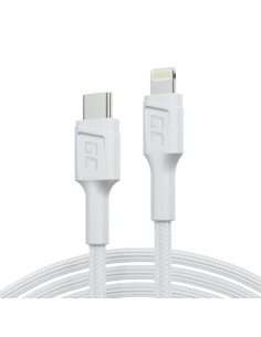 Green Cell Kabel Kabgc07W Gc Power Stream Usb-C - Lightning 100Cm (Mfi Certified) Biały