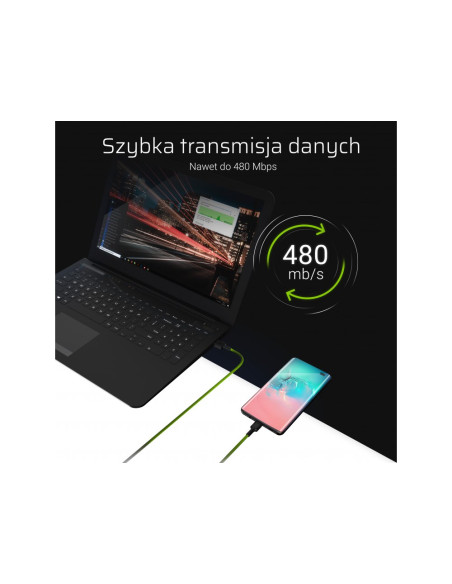 Green Cell Zestaw Kabli Kabgcset06 3X Kabel Gc Ray Usb - Lightning 200Cm, Biały Led