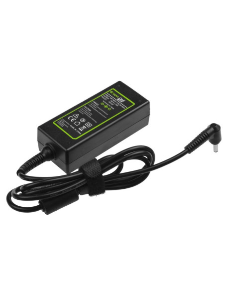 Green Cell Zasilacz Ad70P Do Asus X201E Vivobook F200Ca F200Ma F201E Q200E S200E X200Ca X200M X200Ma X202E 19V 1.75A 33W