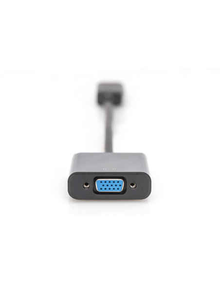Kabel Assmann Ak-340403-001-S (Displayport M - D-Sub (Vga) F  0,15M  Kolor Czarny)