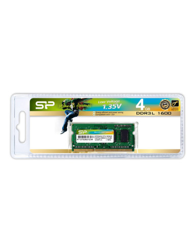 Pamięć Ram Silicon Power Sodimm Ddr3 4Gb (1X4Gb) 1600Mhz Cl11 1.35V Low Voltage