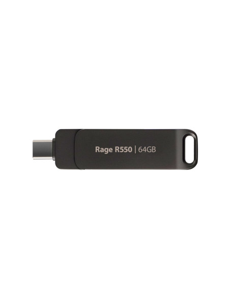 Patriot Rage R550 64Gb Dual Usb A+C, Alu, 100Mbs