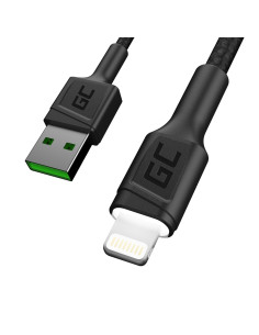 Green Cell Kabel Kabgc12 Gc Ray Usb - Lightning 200Cm, Biały Led, Szybkie Ładowanie 2