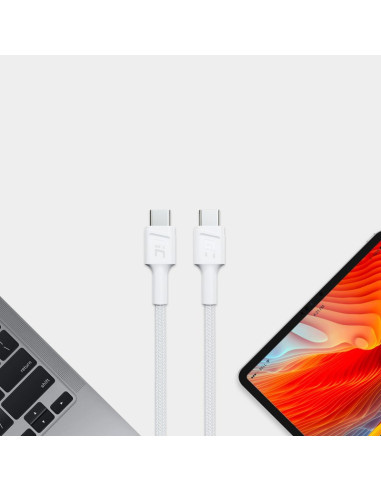 Green Cell Kabel Kabgc30W Gc Powerstream Usb-C - Usb-C 120Cm, Power Delivery 60W, Ultra Charge, Qc 3.0, Biały