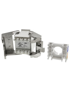 Alantec Moduł Keystone Rj45 Beznarzędziowy Stp Kat.6 Poe+ 2
