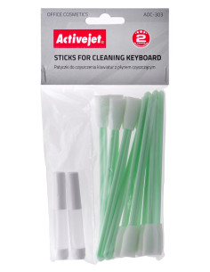 Activejet Aoc-303 Patyczki Do Czyszczenia Klawiatur Bawełniane, 12 Sztuk W Opakowaniu. 2