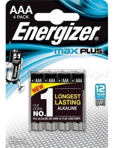 Energizer Bateria Max Plus Aaa Lr03, 4 Eco