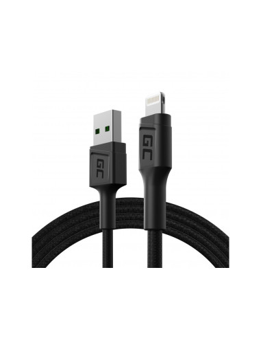 Green Cell Kabel Kabgc21 Gc Powerstream Usb-A - Lightning 120Cm, Szybkie Ładowanie