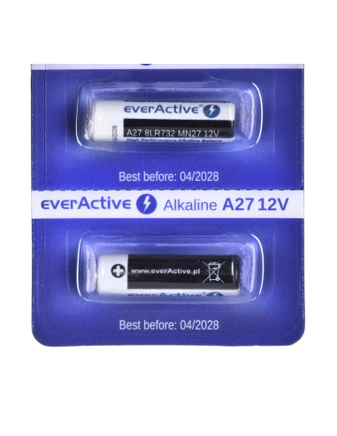 Everactive Baterie Alkaliczne 27A 12V, Blister 5 Szt. 27A5Bl