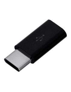 Adapter Savio Ak-31/B (Micro Usb F - Usb Typu C M  Kolor Czarny)
