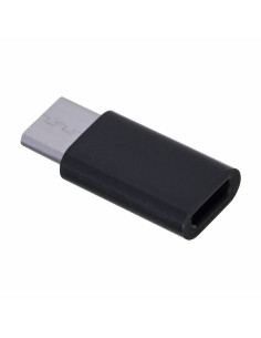 Adapter Savio Ak-31/B (Micro Usb F - Usb Typu C M  Kolor Czarny) 2