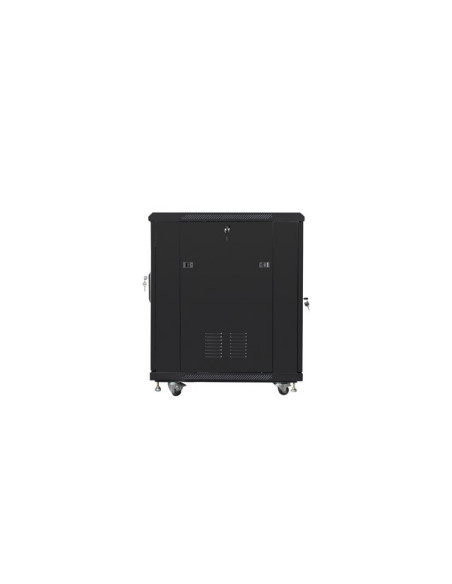 Szafa Rack Lanberg Ff01-6815-12B (15U  19''  848Mm / 600Mm / 800 Mm  Stojąca  Szklane  800 Kg  Kolor Czarny)