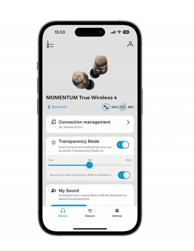 Słuchawki Sennheiser Momentum True Wireless 4 - Black Copper