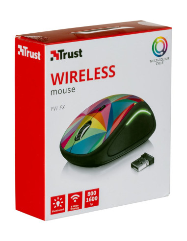 Mysz Trust Yvi Fx Wireless Led Illumination Multicoloured