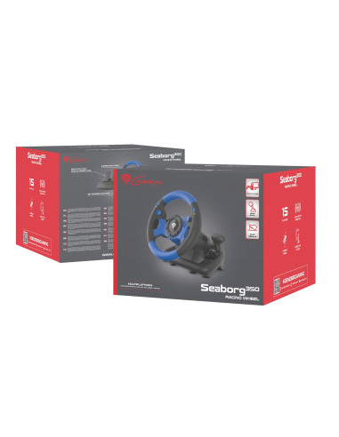 Kierownica Genesis Seaborg 350 Pc/Ps3/Ps4/Xone/X360/Switch