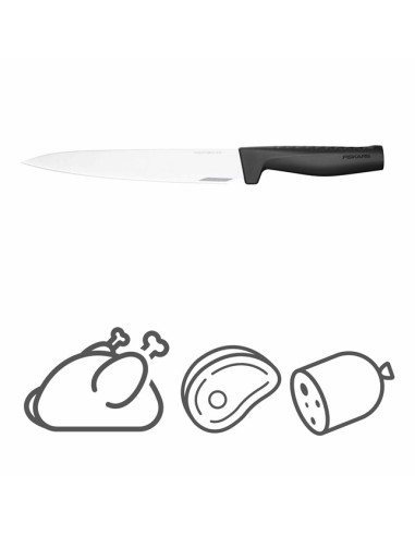 Fiskars 1051760 Nóź Kuchenny Stal Nierdzewna 1 Szt. Nóż Do Krojenia Mięsa