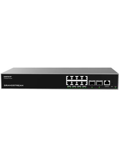 Grandstream Gwn 7811P Poe 8Ge 2Sfp+ Zarządzalny Switch L3