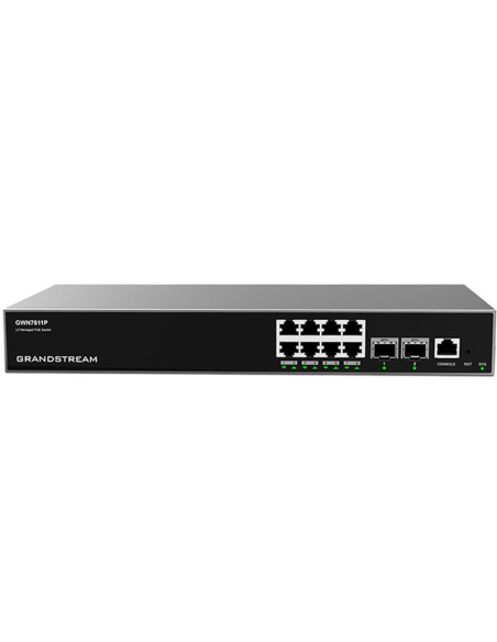 Grandstream Gwn 7811P Poe 8Ge 2Sfp+ Zarządzalny Switch L3