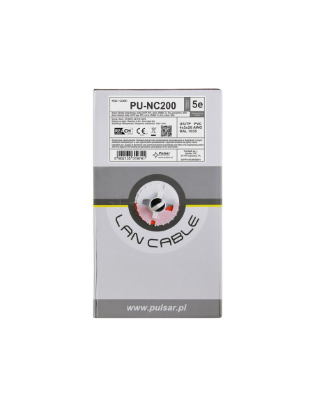 Pu-Nc200 Skrętka U/Utp, Cat 5E, 25Awg,