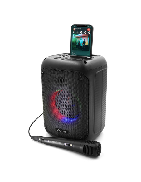 Squeak Głośnik Karaoke Beatflow Bluetooth 5.0 + Edr, Radio Fm, Microsd, Aux, Usb Sq1005