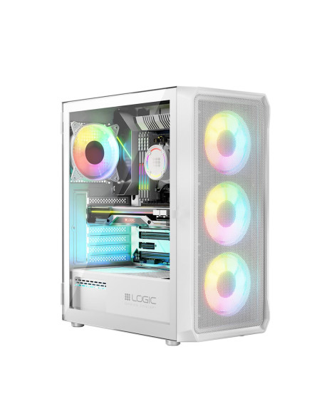 Logic Obudowa Portos Argb Midi Usb 3.0 White