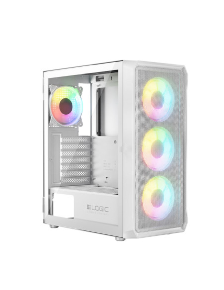 Logic Obudowa Portos Argb Midi Usb 3.0 White