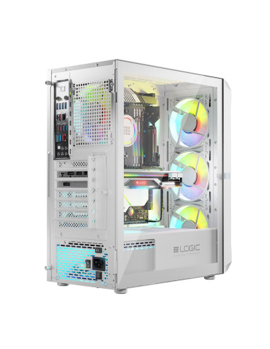 Logic Obudowa Portos Argb Midi Usb 3.0 White