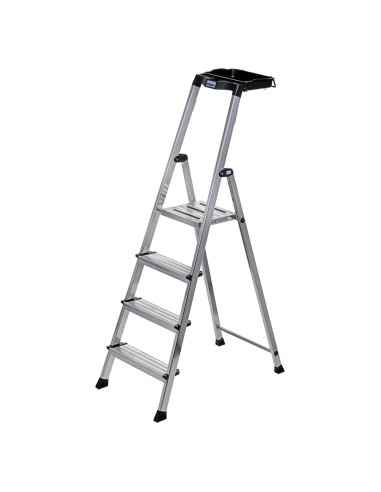 Drabina 4 Stopniowa Aluminiowa Krause Secury 126528