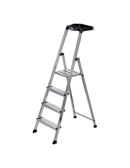 Drabina 4 Stopniowa Aluminiowa Krause Secury 126528