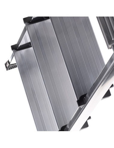 Drabina 4 Stopniowa Aluminiowa Krause Secury 126528