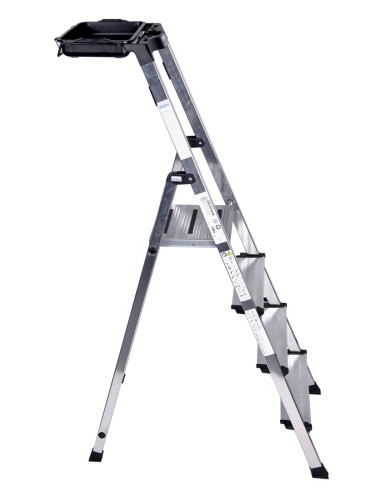 Drabina 4 Stopniowa Aluminiowa Krause Secury 126528
