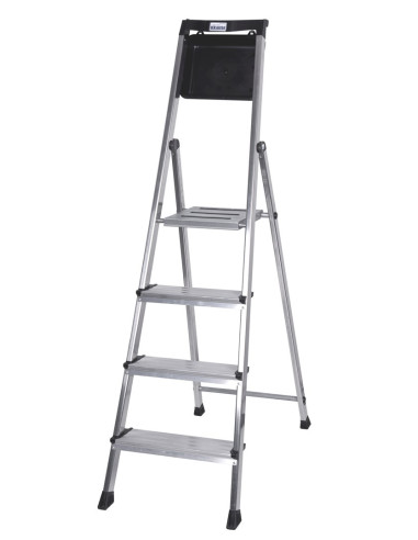Drabina 4 Stopniowa Aluminiowa Krause Secury 126528
