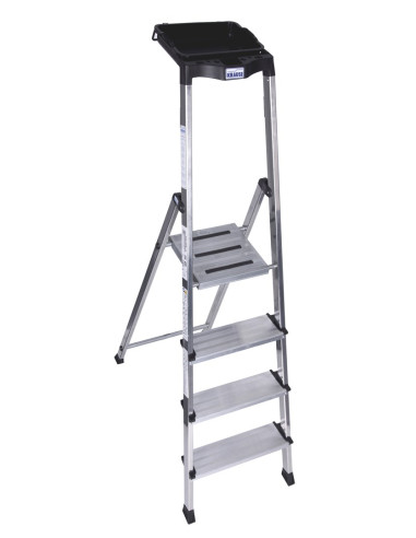 Drabina 4 Stopniowa Aluminiowa Krause Secury 126528