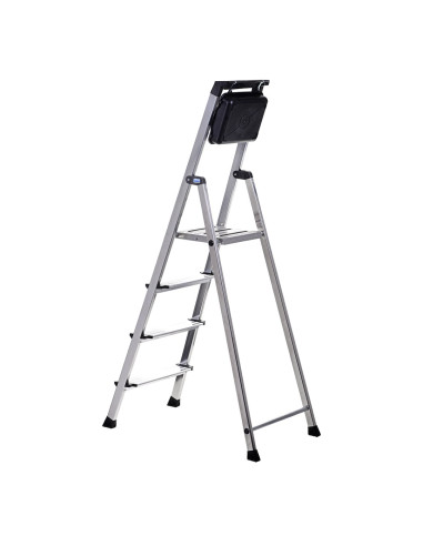 Drabina 4 Stopniowa Aluminiowa Krause Secury 126528