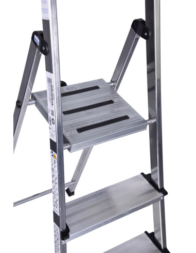 Drabina 4 Stopniowa Aluminiowa Krause Secury 126528