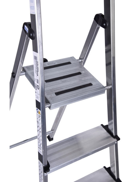 Drabina 4 Stopniowa Aluminiowa Krause Secury 126528