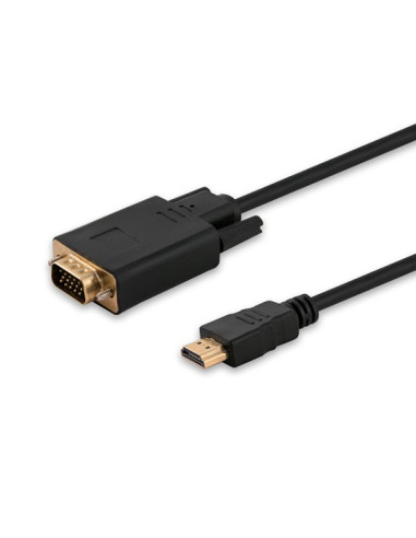 Adapter Savio Cl-103 (Hdmi M - D-Sub (Vga) M  1,8M  Kolor Czarny)