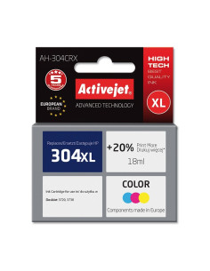 Activejet Ah-304Crx Tusz (Zamiennik Hp 304Xl N9K07Ae  Premium  18 Ml  400 Stron, Kolor)