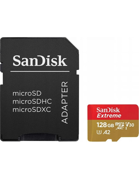 Sandisk Extreme Microsdxc 128 Gb 190/90 Mb/S A2