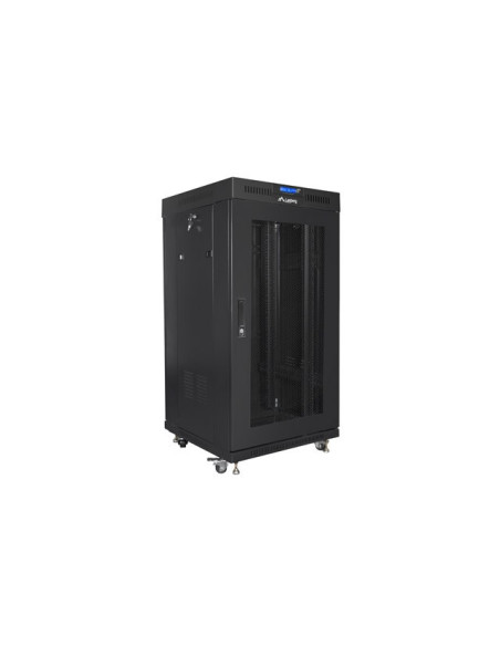 Lanberg Szafa Stojąca Rack 19" 22U 600X600 Drzwi Perforowane Czarna Ff01-6622-23Bl