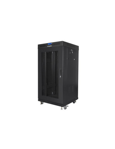 Lanberg Szafa Stojąca Rack 19" 22U 600X600 Drzwi Perforowane Czarna Ff01-6622-23Bl