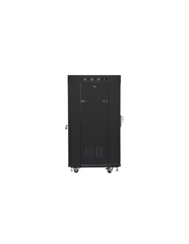 Lanberg Szafa Stojąca Rack 19" 22U 600X600 Drzwi Perforowane Czarna Ff01-6622-23Bl