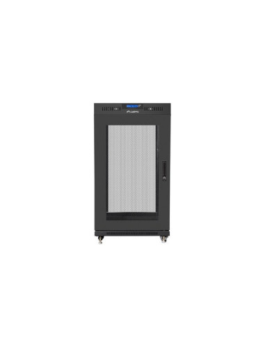 Lanberg Szafa Stojąca Rack 19" 22U 600X600 Drzwi Perforowane Czarna Ff01-6622-23Bl