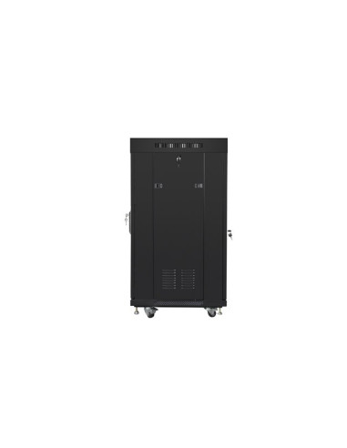 Lanberg Szafa Stojąca Rack 19" 22U 600X600 Drzwi Perforowane Czarna Ff01-6622-23Bl