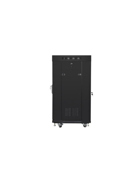 Lanberg Szafa Stojąca Rack 19" 22U 600X600 Drzwi Perforowane Czarna Ff01-6622-23Bl