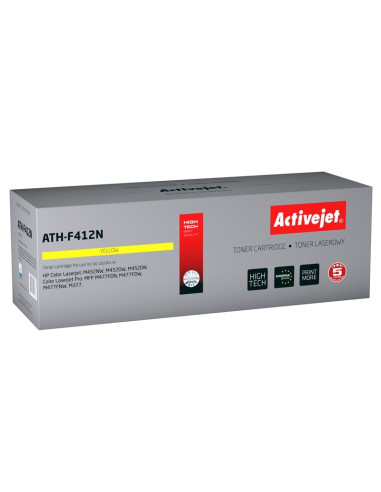 Activejet Ath-F412N Toner (Zamiennik Hp 410A Cf412A  Supreme  2300 Stron  Żółty)
