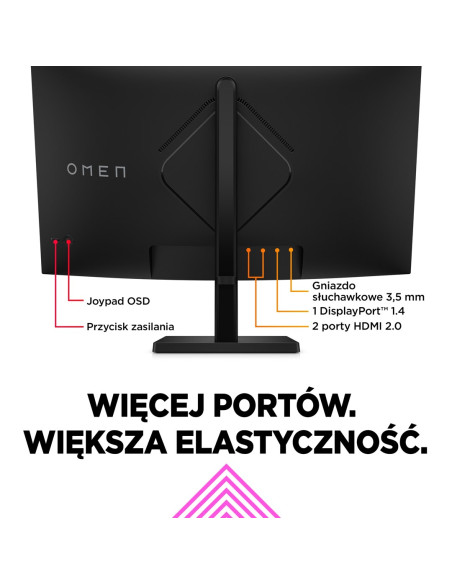 Monitor Hp Led, Qhd 32" Omen 32C (780K6E9) 165Hz
