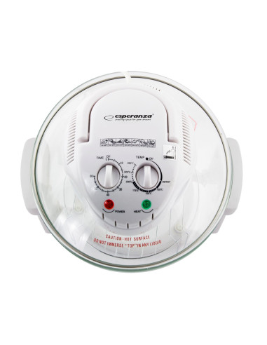 Kombiwar Halogenowy Esperanza Quasar Eko003 (1400W  Kolor Biały, Kolor Przeźroczysty)