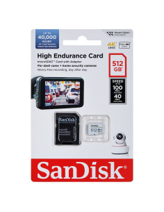 Karta Pamięci Sandisk High Endurance (Rejestratory I Monitoring) Microsdxc 512Gb V30 Z Adapterem